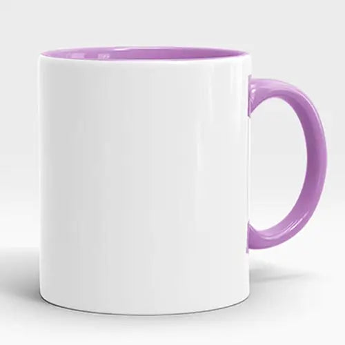 Inner Purple Ceramic Sublimation Mug - simple